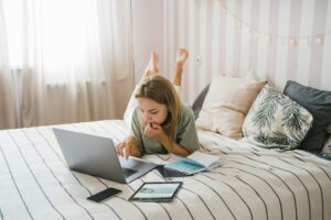 working from home